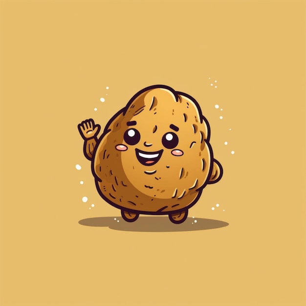 Cartoon-Logo für Kartoffellebensmittel 18