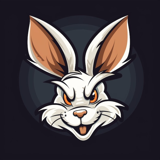 Cartoon-Logo-Kaninchen