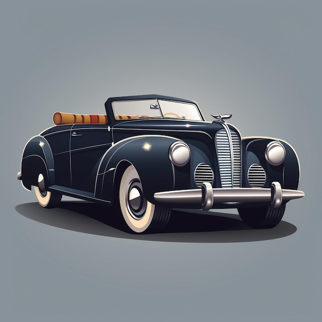 Cartoon-Oldtimer 3D