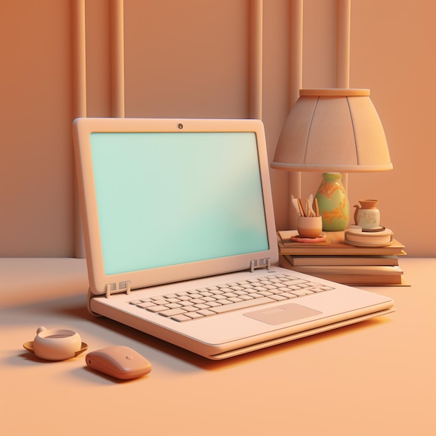 Cartoon-PC-Computer 3d