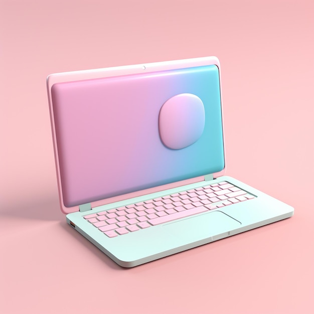 Cartoon-PC-Computer 3d