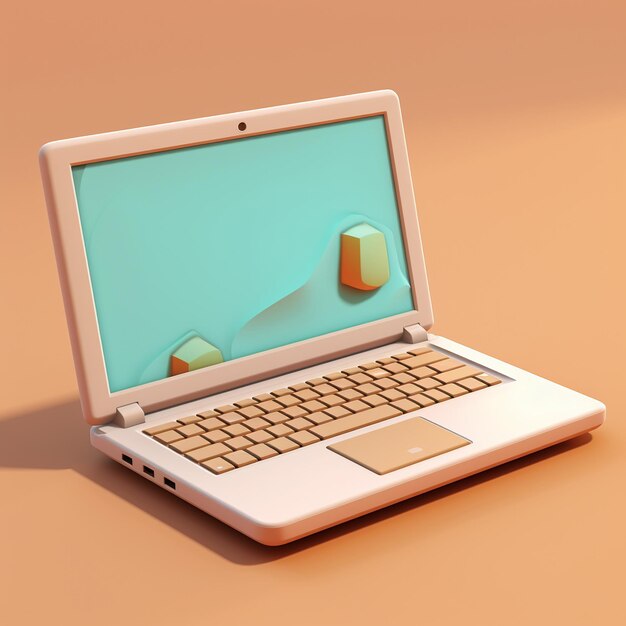 Cartoon-PC-Computer 3d