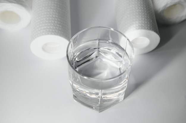 Cartuchos para filtro de agua en blanco