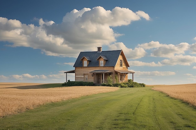 Casa aislada en el campo