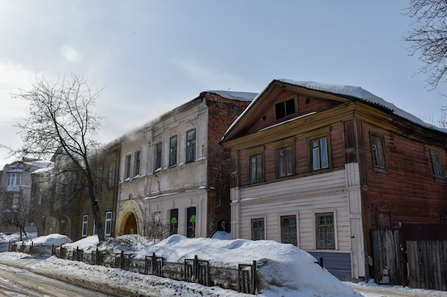 Casa antigua histórica. Nizhny Novgorod