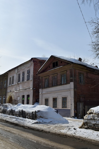 Casa antigua histórica. Nizhny Novgorod