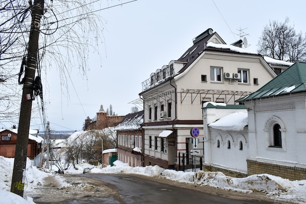 Casa antigua histórica. Nizhny Novgorod