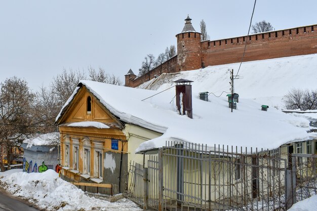 Casa antigua histórica. Nizhny Novgorod