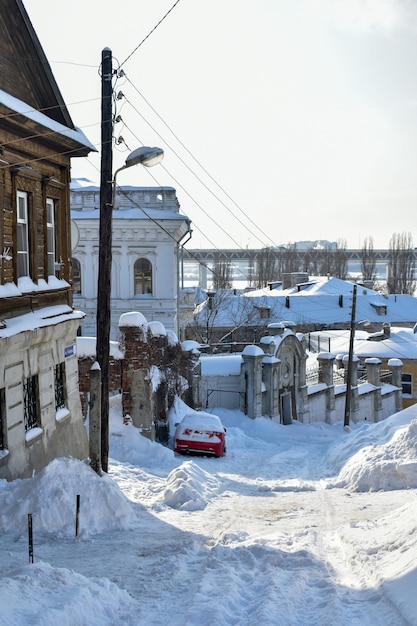 Casa antigua histórica. Nizhny Novgorod