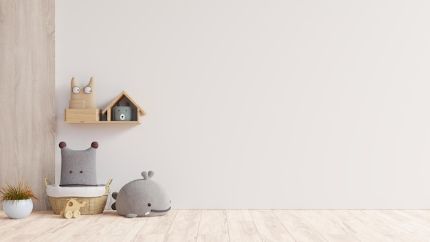 Foto casa branca em mesa de madeira contra a parede em casa