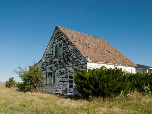 Casa de campo abandonada en Arriba, Colorado.