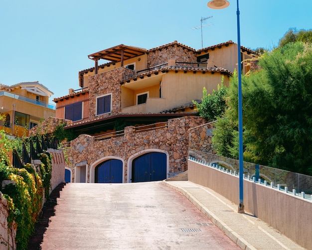 Casa de campo en la provincia de Cagliari en la isla de Cerdeña en Italia. Distrito urbano