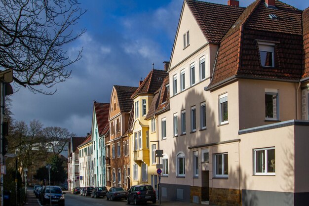 Casa en la ciudad alemana de Bielefeld foto de alta calidad