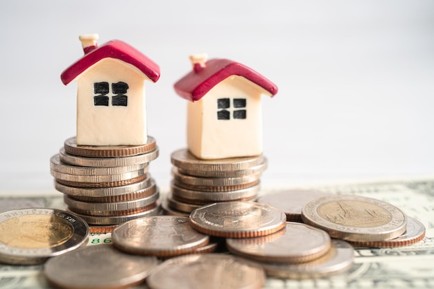 Casa en concepto de financiación de préstamos hipotecarios de monedas de pila
