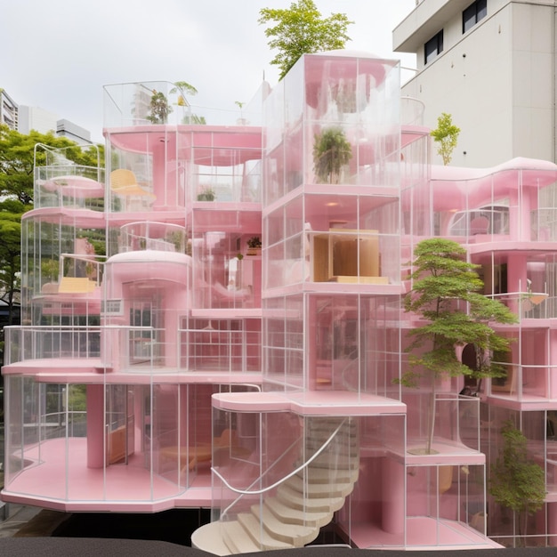 Casa da barbie pela arquiteta Kazuyo Sejima Toyo Ito e Sou Fujimoto 1