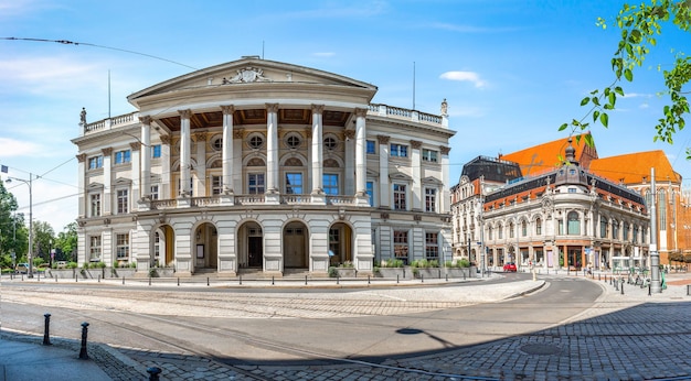 Casa da Ópera em Wroclaw vista panorâmica Polônia