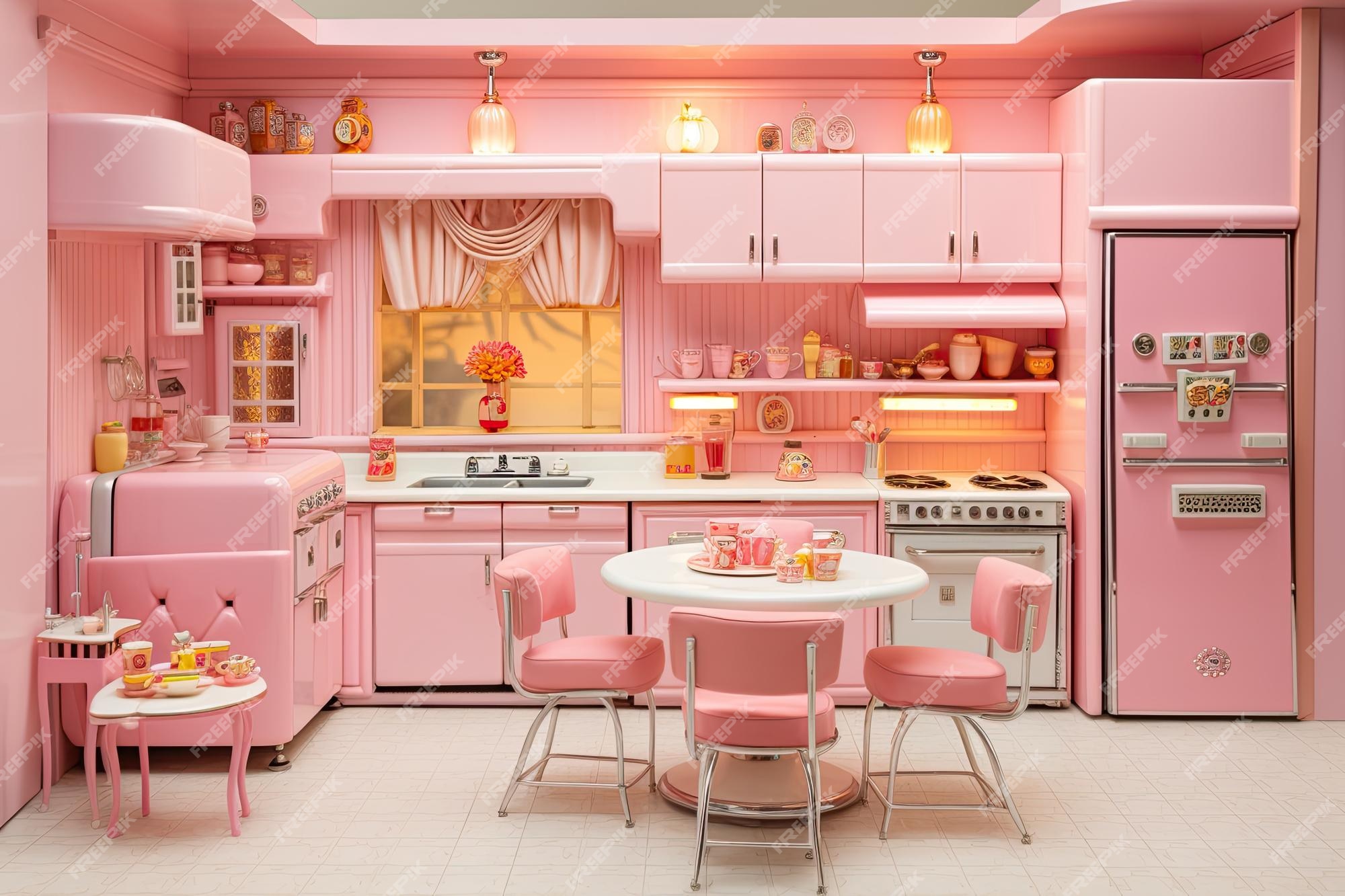 Pastel, Cozinhas De Brinquedo, De Cor Rosa E Branca Jogos Para Raparigas No  Centro De Entretenimento Ou Em Casa Tempo Livre Para Imagem de Stock -  Imagem de divertimento, prateleira: 143690583