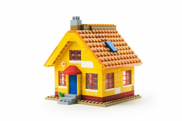 Casa de Lego amarela