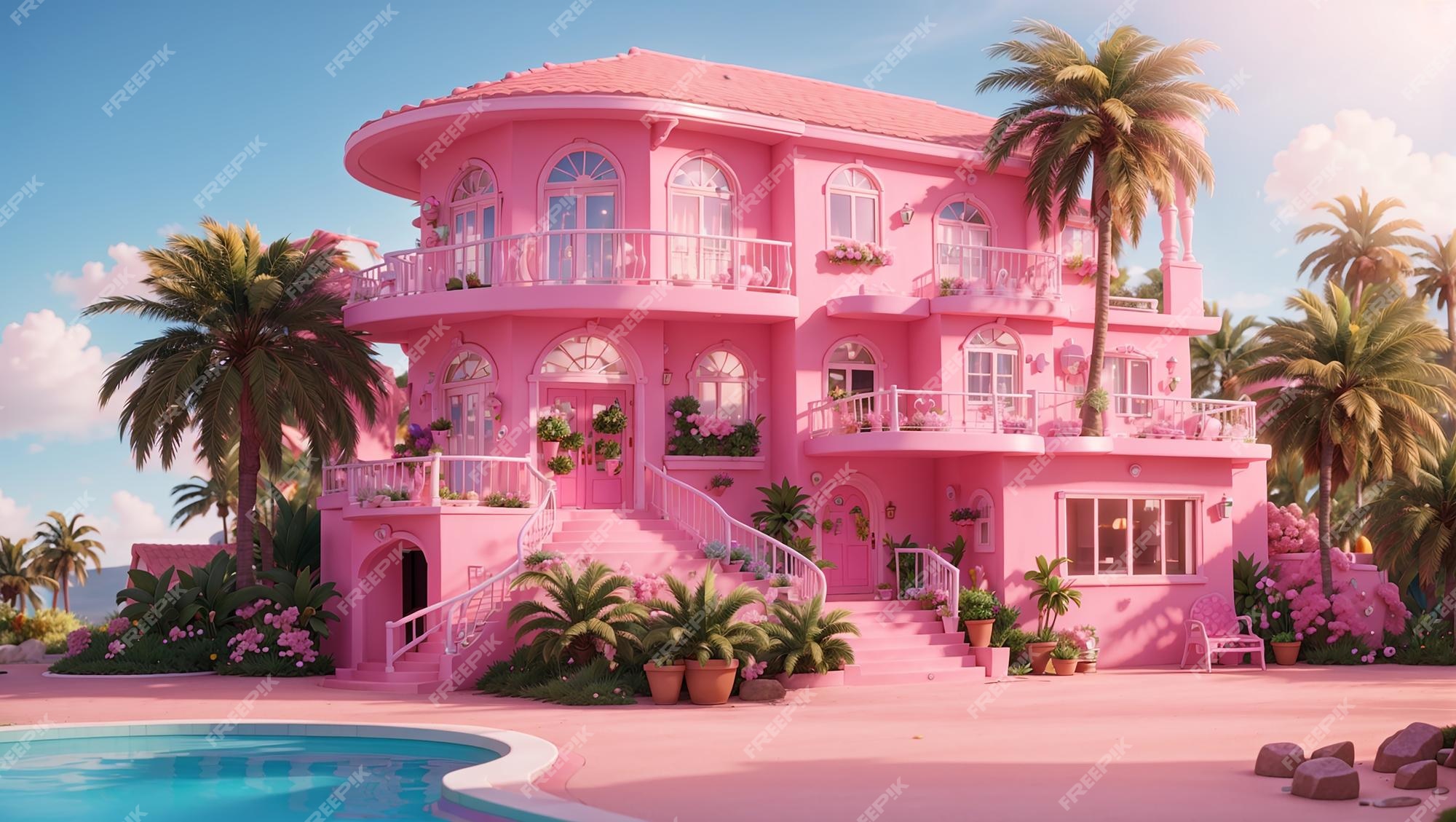 Casa dos sonhos barbie com piscina