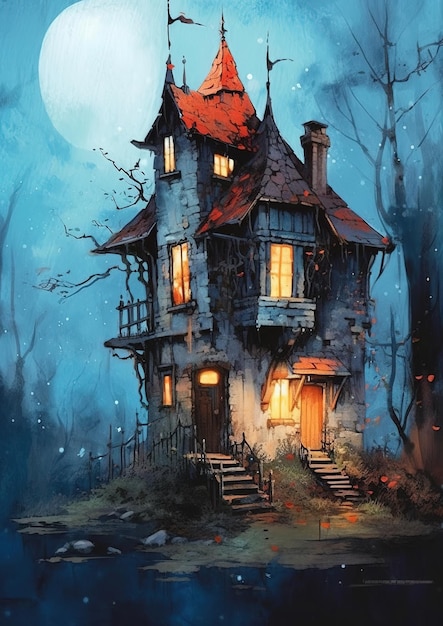 Una casa embrujada por persona