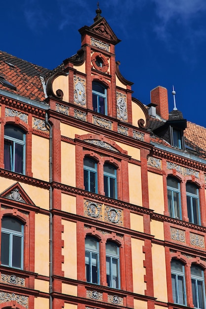 La casa de época en Hannover, Alemania