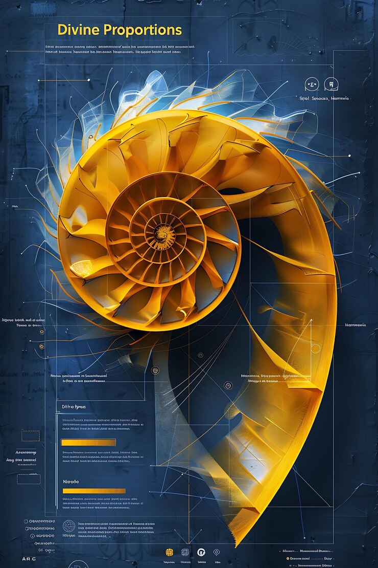 Foto casa en espiral de fibonacci con proporción dorada guía armoniosa l diseños de ideas de arquitectura únicas