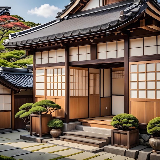 Casa de estilo tradicional japonés en Nara Japón