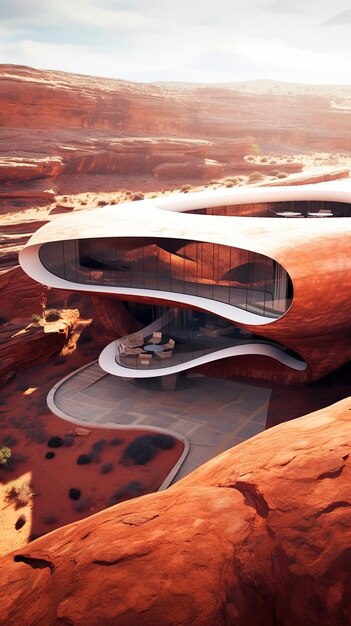 La casa del futuro es un diseño de arquitecto.