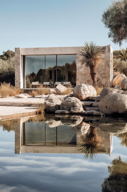 Una casa junto al mar