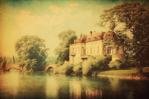 Una casa junto al río
