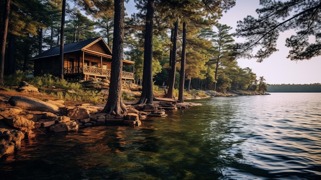 Foto la casa del lago