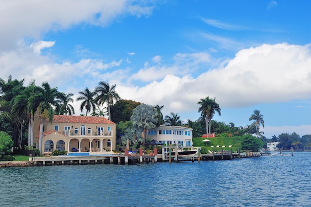 Casa de lujo en Hibiscus Island en el centro de Miami, Florida.