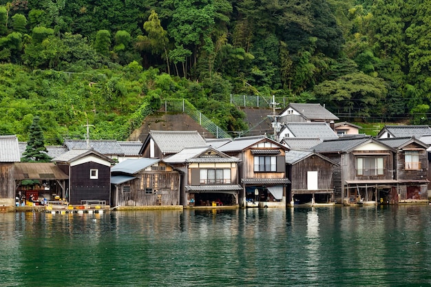 Casa de madera en Ine cho de Kioto