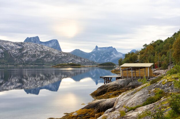 Casa de madera en Noruega