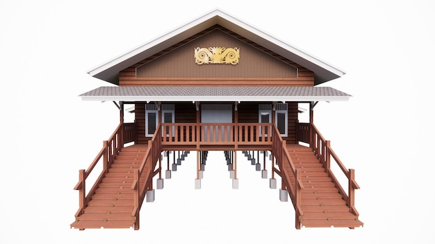 Casa de madera tradicional