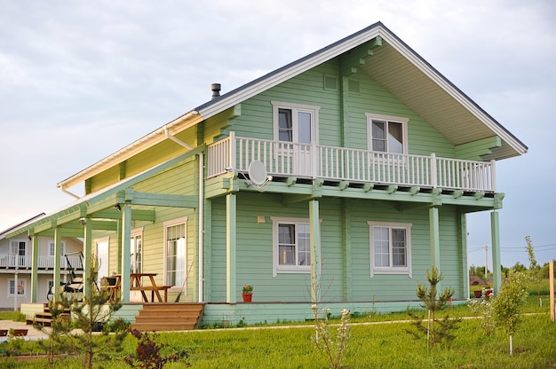 Casa de madera de vigas encoladas