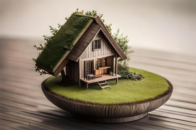 Una casa en miniatura