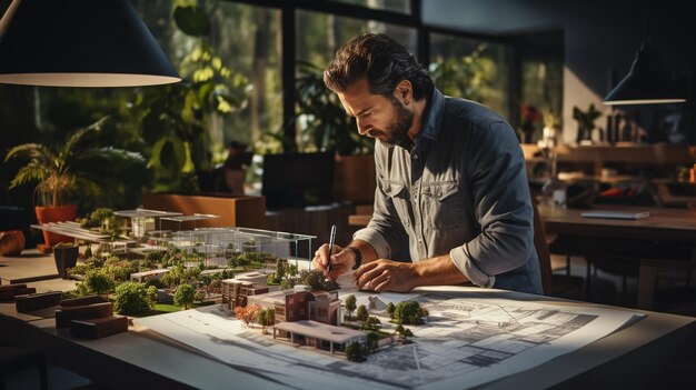 Foto casa moderna na sala de estar