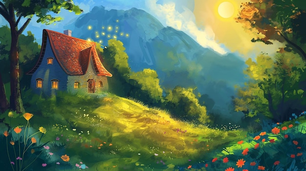 Una casa en la montaña por persona
