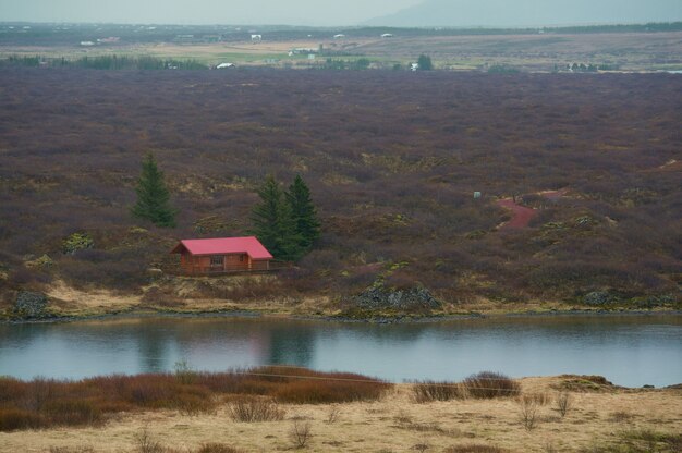 casa en las montañas