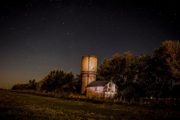 Foto casa y noche