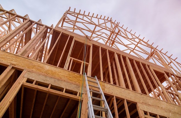 Foto casa nova em construção exterior