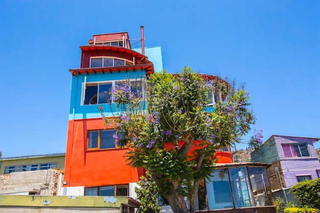 Casa de Pablo Neruada Sebastiana en Valparaíso, Chile