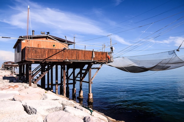 Foto casa de pesca tradicional