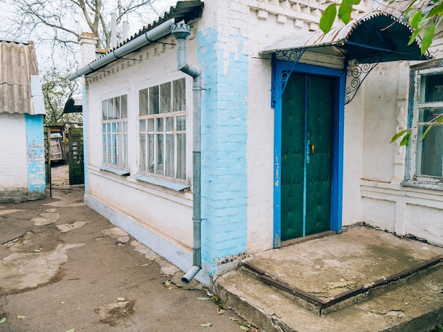 Casa en el pueblo ucraniano