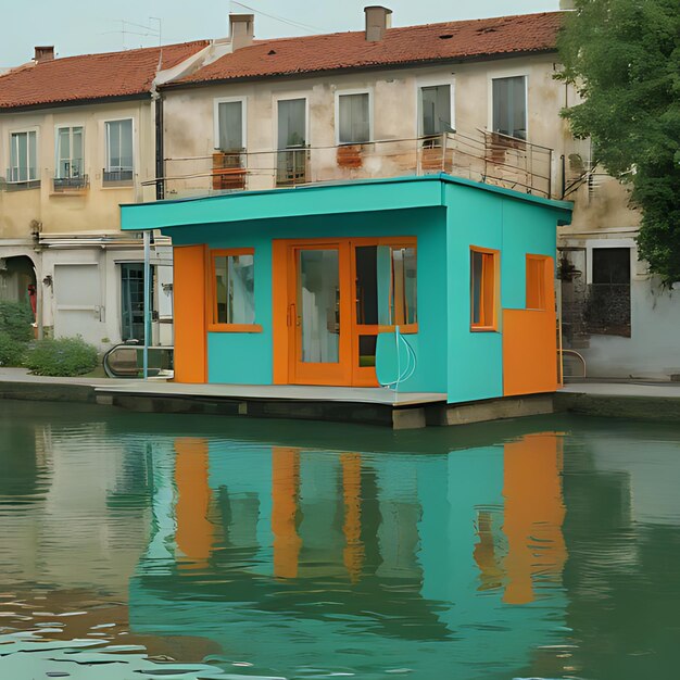 Foto una casa que tiene la palabra cita la palabra cita en el frente