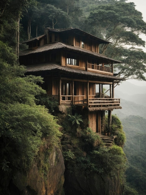 casa en la selva