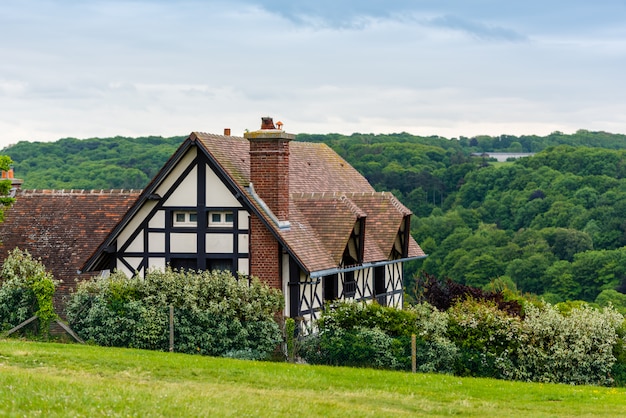 Casa tradicional em Etretat, Normandia