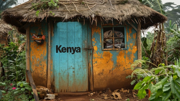 Casa tradicional en Kenia