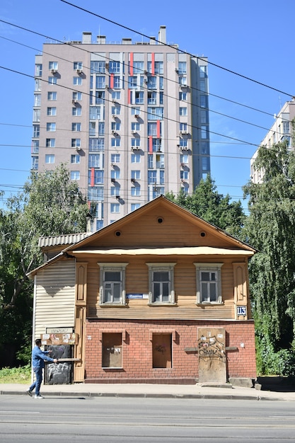 Casa velha histórica. nizhny novgorod